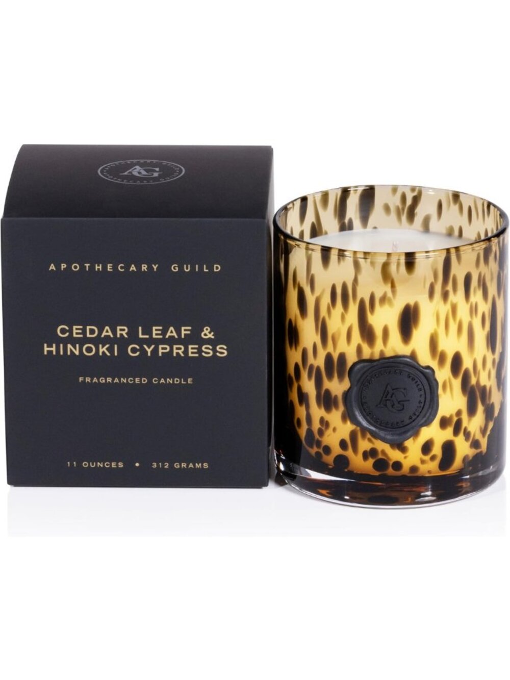 11 oz Opal Jar Candle in Gift Box - Cedar & Hinoki Scented Home Decor